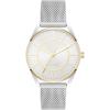 imageNine West Womens NW1922 Mesh Bracelet WatchSilverGold