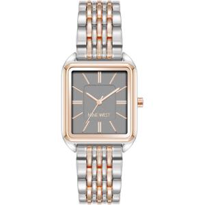 imageNine West Womens Bracelet WatchGrayTwoTone