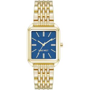 imageNine West Womens Bracelet WatchNavy BlueGold