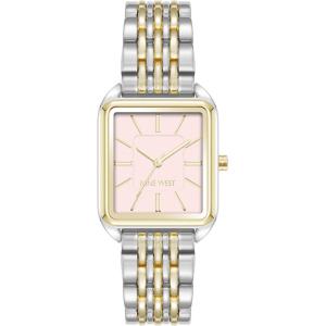 imageNine West Womens Bracelet WatchTwoToneBlush