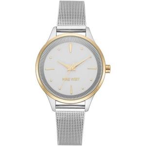 imageNine West Womens Mesh Bracelet WatchTwo Tone