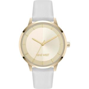 imageNine West Womens Strap Watch NW3142WhiteGold