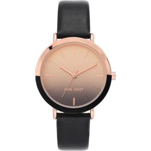 imageNine West Womens Strap WatchBlackRose Gold