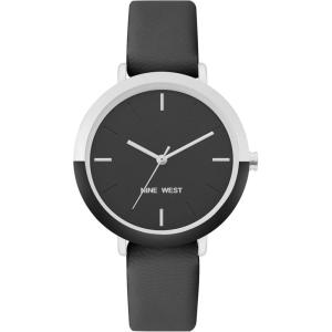 imageNine West Womens Strap WatchBlackSilver