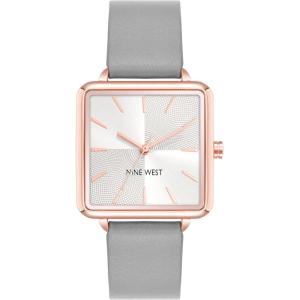 imageNine West Womens Strap WatchGreyRose Gold 2