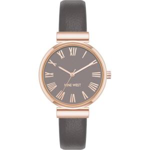 imageNine West Womens Strap WatchGreyRose Gold