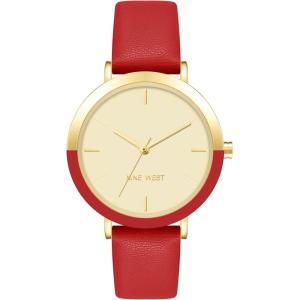imageNine West Womens Strap WatchRedGold