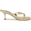 imageNine West Womens Andela Heeled SandalGold 710
