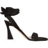 imageNine West Womens Kelsie Heeled SandalBlack Suede
