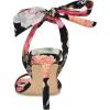 imageNine West Womens Kelsie Heeled SandalBlack Summer Blooms Print Multi 009