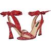 imageNine West Womens Kelsie Heeled SandalRed Sport Bandana Print Multi 611