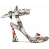 imageNine West Womens Kelsie Heeled SandalWhite Floral 142