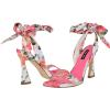 imageNine West Womens Kelsie Heeled SandalWhite Summer Blooms Print Multi 145
