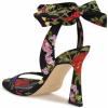 imageNine West Womens Kelsie Heeled SandalBlack Floral 006