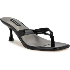 imageNine West Womens Andela Heeled SandalBlack Patent