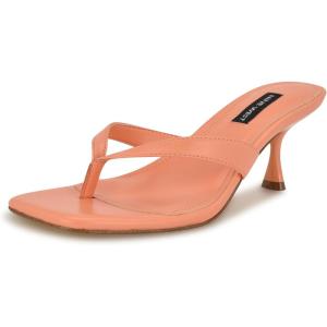 imageNine West Womens Andela Heeled SandalOrange 800