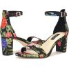 imageNINE WEST Womens Pruce Heeled SandalBlack Floral 003