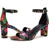 imageNINE WEST Womens Pruce Heeled SandalBlack Lush Floral Multi 004