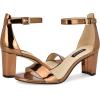 imageNINE WEST Womens Pruce Heeled SandalBronze Mirror Metallic 751