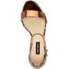 imageNINE WEST Womens Pruce Heeled SandalBronze Mirror Metallic 751