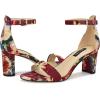 imageNINE WEST Womens Pruce Heeled SandalDark Red Fall Floral Multi 600