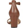 imageNINE WEST Womens Pruce Heeled SandalDark Tan Leather 210