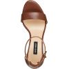 imageNINE WEST Womens Pruce Heeled SandalDark Tan Leather 210