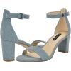 imageNINE WEST Womens Pruce Heeled SandalLight Blue Denim 450