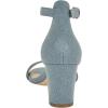 imageNINE WEST Womens Pruce Heeled SandalLight Blue Denim 450