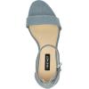 imageNINE WEST Womens Pruce Heeled SandalLight Blue Denim 450