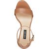imageNINE WEST Womens Pruce Heeled SandalLight Tan Leather 101
