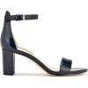 imageNINE WEST Womens Pruce Heeled SandalNavy Patent 404