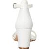 imageNINE WEST Womens Pruce Heeled SandalPearl White