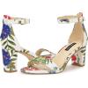 imageNINE WEST Womens Pruce Heeled SandalWhite Floral 140