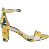 imageNINE WEST Womens Pruce Heeled SandalYellow Rose Floral Multi 700