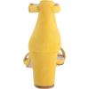 imageNINE WEST Womens Pruce Heeled SandalYellow Suede