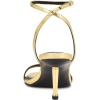 imageNine West Womens Anny Heeled SandalGold