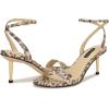 imageNine West Womens Anny Heeled SandalGold Shimmer Leopard 788