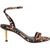 imageNine West Womens Anny Heeled SandalLeopard Satin 120