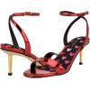 imageNine West Womens Anny Heeled SandalRed Mirror Metallic 610
