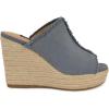 imageNine West Womens Baja Wedge SandalLight Blue 450