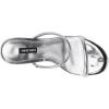 imageNine West Womens Berri Heeled SandalSilver Mirror Metallic