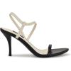 imageNine West Womens Carolyn Heeled SandalBlackCream 001