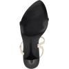 imageNine West Womens Carolyn Heeled SandalBlackCream 001