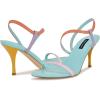 imageNine West Womens Carolyn Heeled SandalPinkOrangeLavender Multi 680