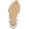 imageNine West Womens Carolyn Heeled SandalSilver 040
