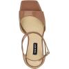 imageNine West Womens Devans Heeled SandalMedium Natural Patent 101