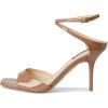 imageNine West Womens Devans Heeled SandalMedium Natural Patent