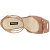 imageNine West Womens Devans Heeled SandalMedium Natural Patent