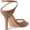 imageNine West Womens Devans Heeled SandalMedium Natural Patent